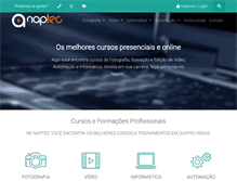 Tablet Screenshot of naptec.com.br